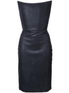 Gareth Pugh Strapless Corset Dress - Black