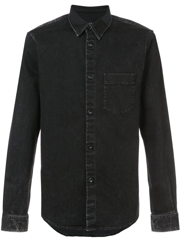 A.p.c. Victor Denim Overshirt - Black