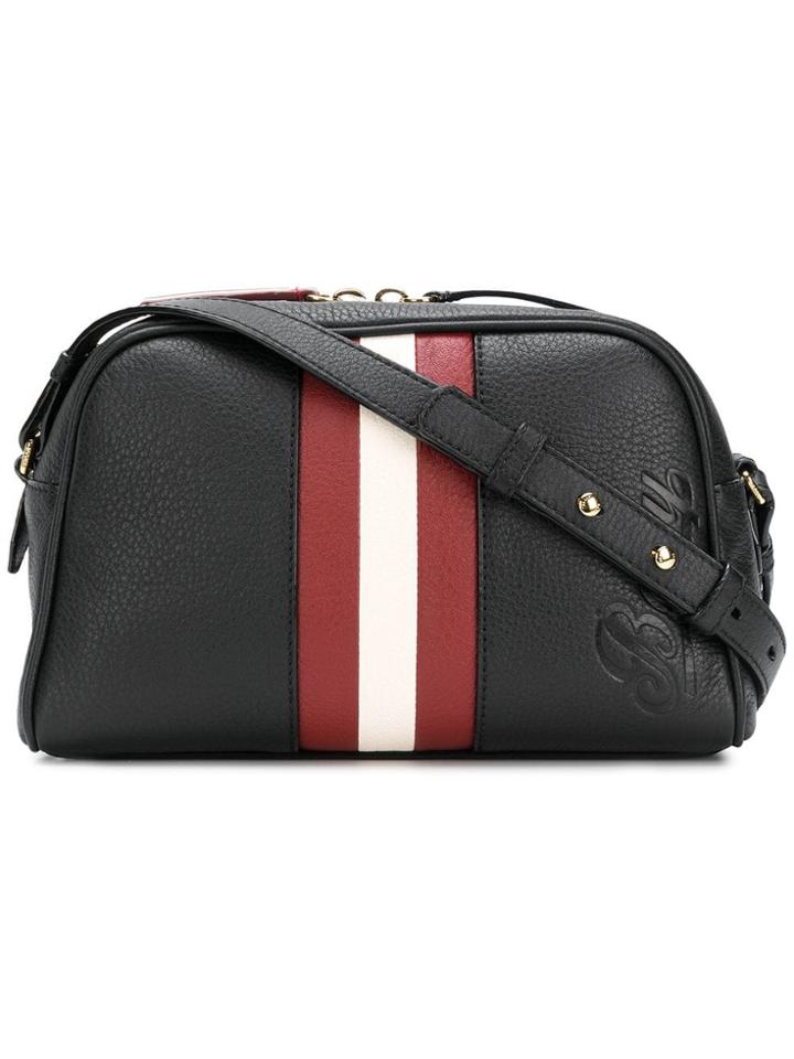 Bally Embossed Logo Mini Bag - Black