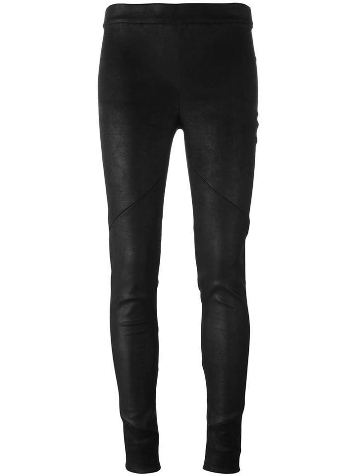 Isabel Benenato Ribbed Detailing Leggings