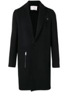 Alyx Side-zip Fitted Coat - Black
