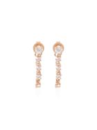 Anita Ko 18kt Gold And Diamond Loop Earrings