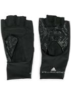 Adidas By Stella Mccartney Training Fingerless Gloves - Black