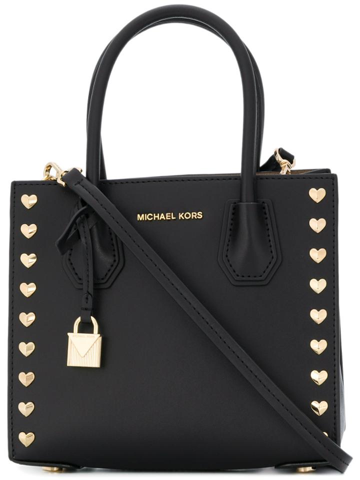 Michael Michael Kors Heart Stud Tote - Black