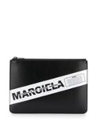 Maison Margiela Contrast Logo Clutch - Black