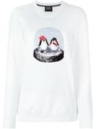 Markus Lupfer Sequin Penguins Sweatshirt
