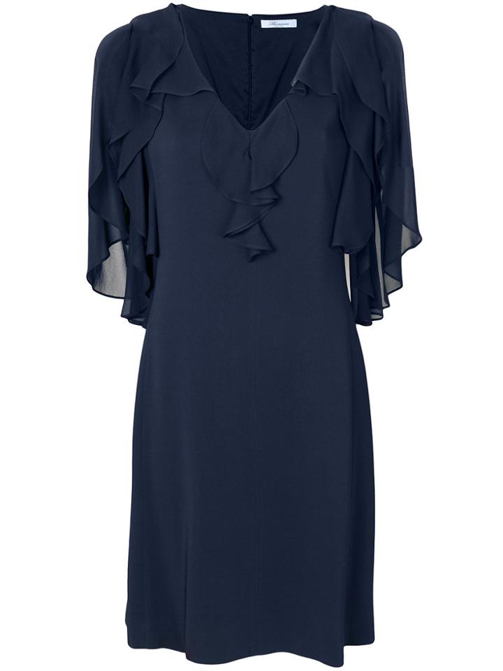 Blumarine V-neck Dress - Blue