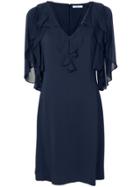 Blumarine V-neck Dress - Blue