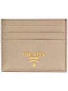Prada Saffiano Cardholder - Metallic