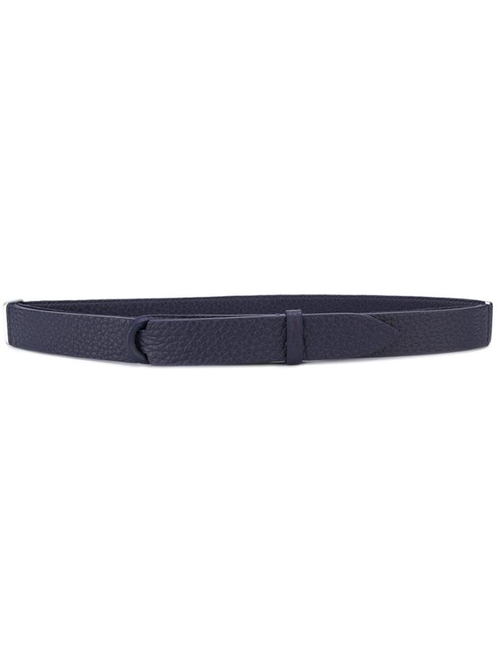 Orciani Slim Loop-fastening Belt - Blue