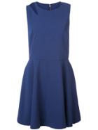 Alice+olivia Cut Out Fitted Dress - Blue