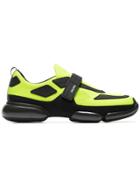 Prada Cloudbust Knitted Neon Sneakers - Yellow