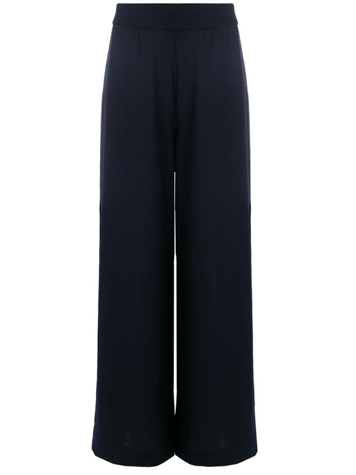 Roberto Collina Wide Leg Trousers - Blue