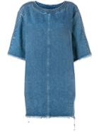 Chloé Denim Shift Dress, Women's, Size: 38, Blue, Cotton/polyester