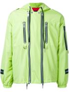 99% Is Zipped Hooded Jacket, Men's, Size: 2, Green, Polyester