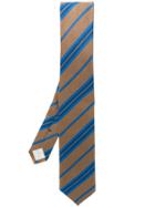 Prada Striped Tie - Brown