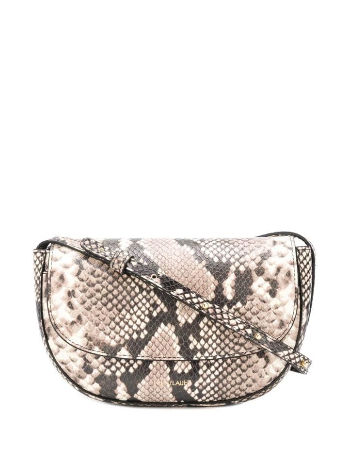 Frenzlauer Swing Snakeskin Effect Mini Bag - Neutrals