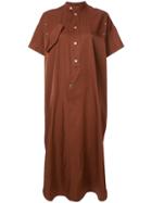 G.v.g.v. Satin Shirt-dress - Brown