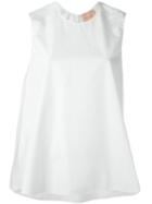 Roksanda 'fuji' Tank Top, Women's, Size: 10, White, Cotton