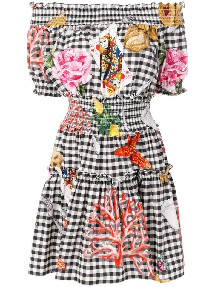 Dolce & Gabbana Table Cloth Printed Dress - Multicolour