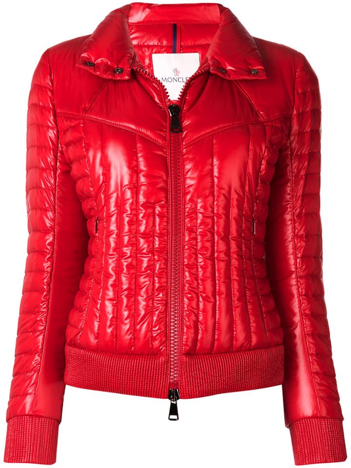 Moncler Faisan Quilted Jacket - Red