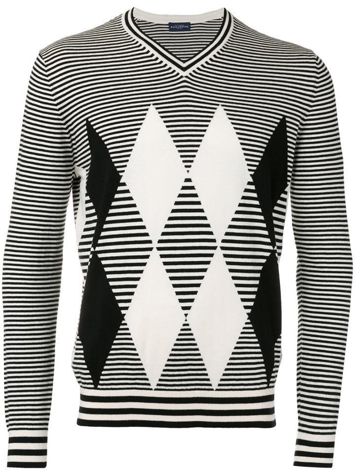 Ballantyne - Striped Jumper - Men - Cotton/cashmere - 48, Black, Cotton/cashmere
