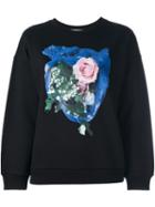 Christopher Kane Rose Print Sweatshirt