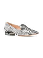 Nicholas Kirkwood Casati Pearl Loafers - Grey
