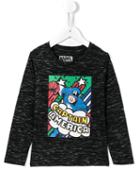 Little Eleven Paris Captain America T-shirt, Boy's, Size: 6 Yrs, Black