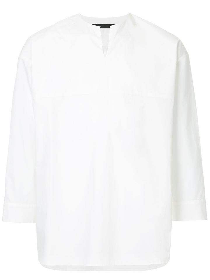 08sircus V-neck Tunic Shirt - White