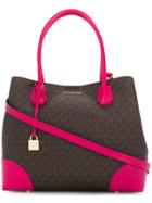 Michael Michael Kors Mercer Gallery Medium Logo Tote - Brown
