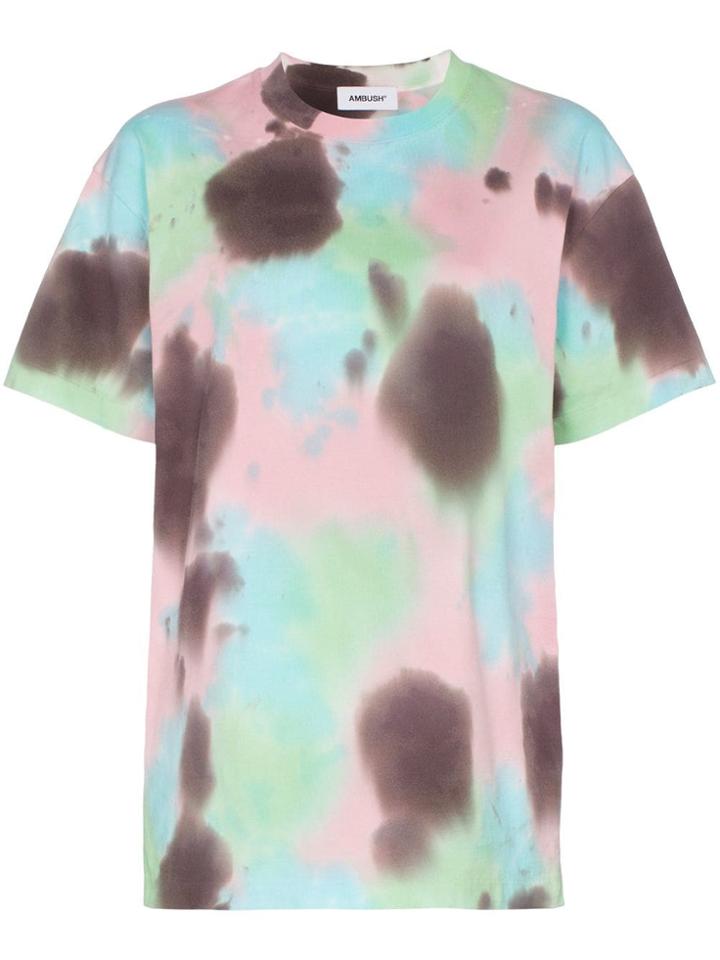 Ambush Waves Tie Dye Cotton T-shirt - Blue