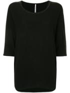 Poiret Batwing Sleeve T-shirt - Black