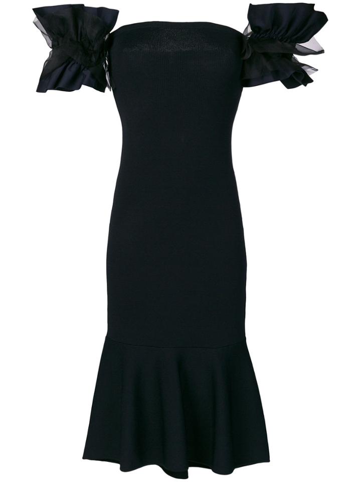 Sachin & Babi Off-the-shoulder Midi Dress - Blue
