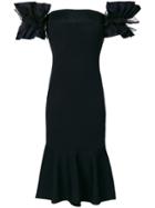 Sachin & Babi Off-the-shoulder Midi Dress - Blue