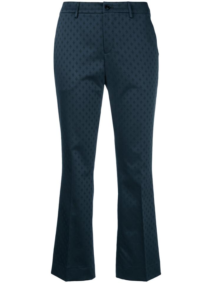 Pt01 Tailored Flared Trousers - Grey