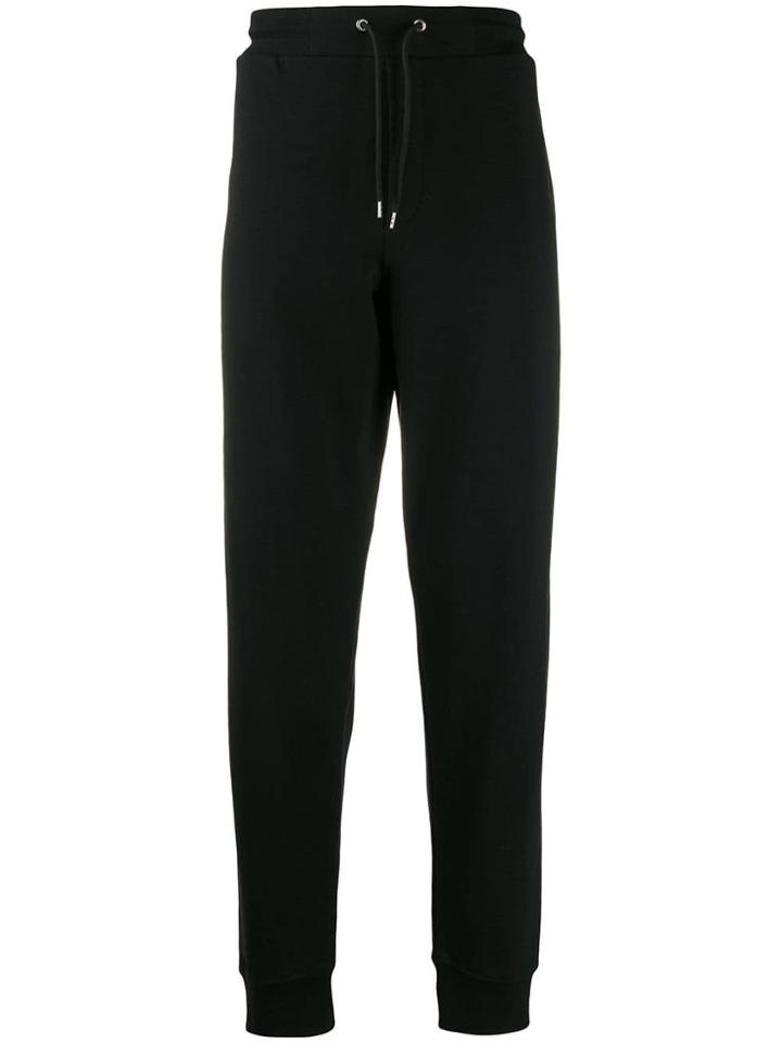 Mcq Alexander Mcqueen Appliqué Patch Track Pants - Black