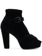 Sonia Rykiel Ankle Velvet Boots - Black