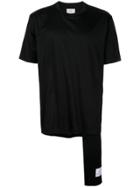Maison Mihara Yasuhiro Stole Layer T-shirt - Black