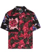 Prada Flower Print Shirt - Black