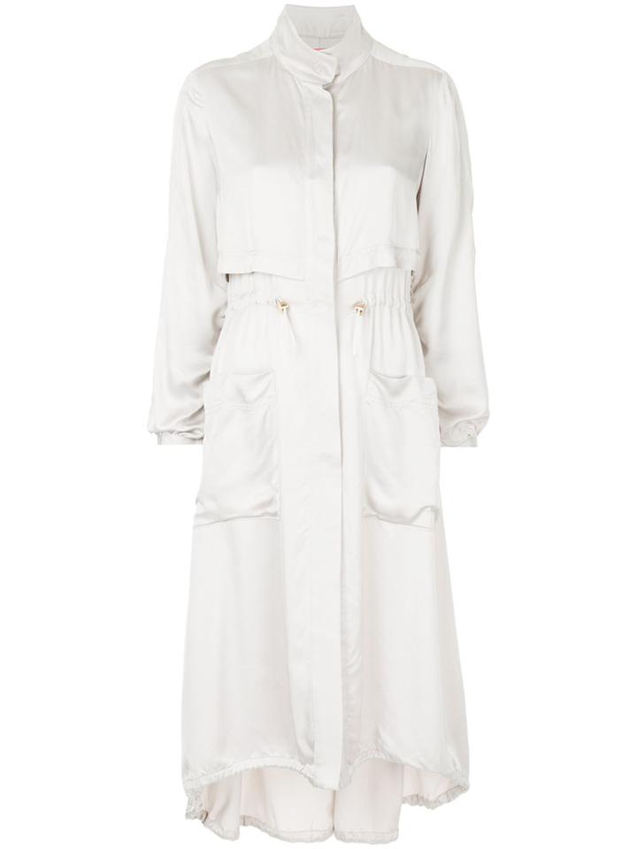 Manning Cartell Buttoned Up Parka Coat - Metallic