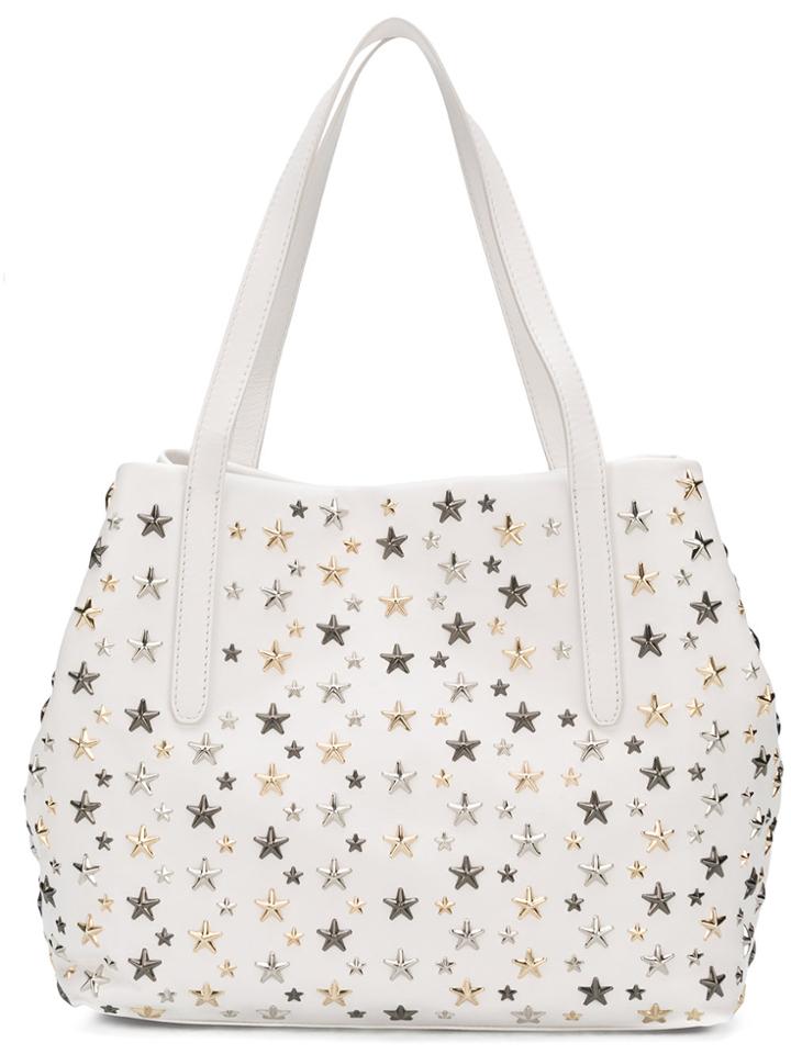 Jimmy Choo Large Sofia Tote - White