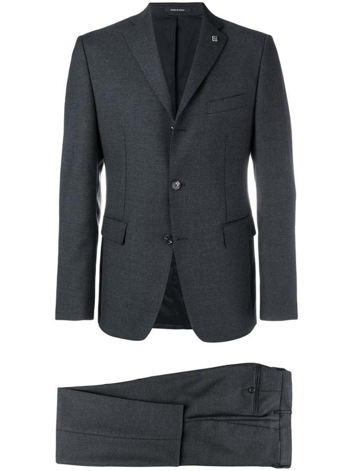 Tagliatore Two-piece Slim-fit Suit - Grey