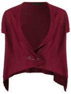 Gloria Coelho Knit Waistcoat, Women's, Size: Medium, Red, Viscose