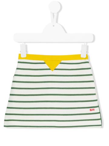 Rykiel Enfant Striped Skirt, Girl's, Size: 6 Yrs, White