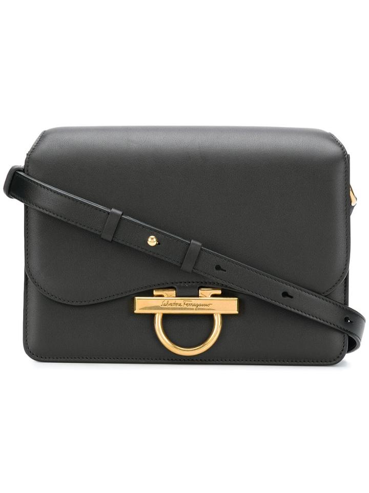 Salvatore Ferragamo Classic Gancini Bag - Black