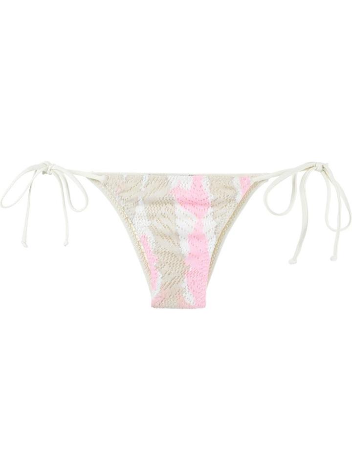 Cecilia Prado Knit Bikini Bottom, Women's, Size: P, Pink/purple, Acrylic/viscose