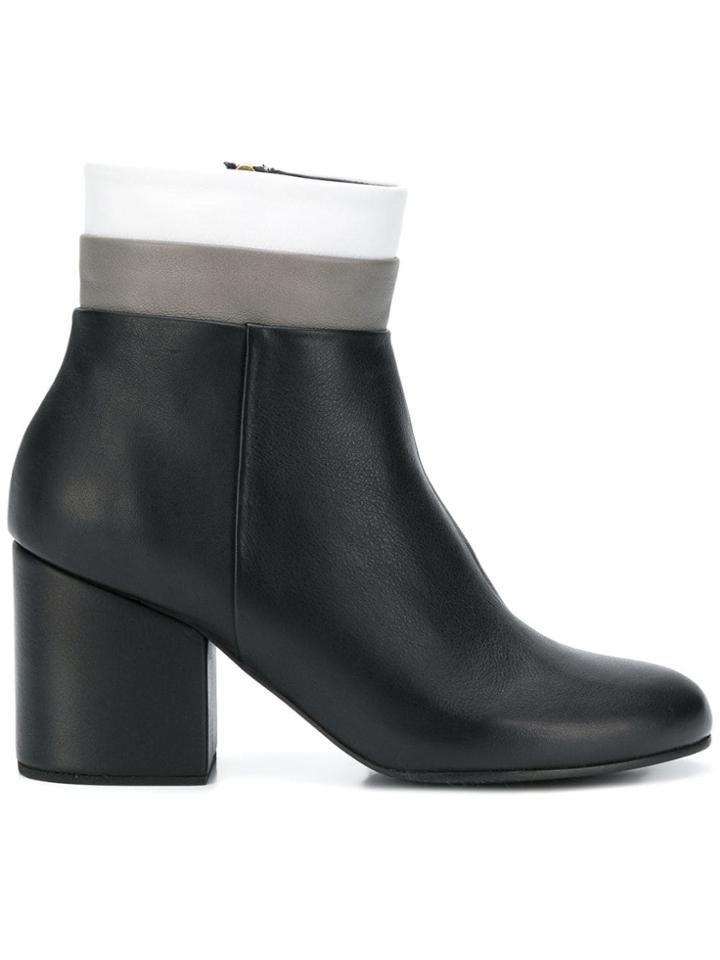 Paloma Barceló Side Zip Ankle Boots - Black