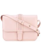 Grace Atelier De Luxe - Colette Shoulder Bag - Women - Calf Leather - One Size, Pink/purple, Calf Leather