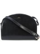 A.p.c. - Top Zip Crossbody Bag - Women - Leather - One Size, Black, Leather